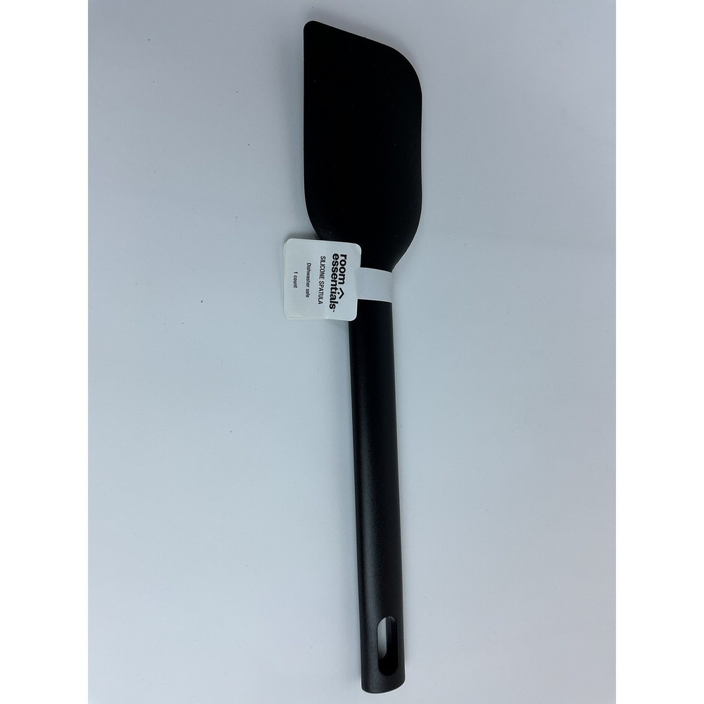 2 PACK Room Essentials Silicone Spatula Black Kitchen Utensil‎ Cooking Baking